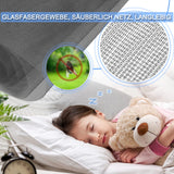 1 x RAW Customer Returns Fly screen window magnet, self-adhesive fly screen for windows, max size 130 x 150 cm, fiberglass net, easy installation, prevents insects flies mosquitoes from entering the room - RRP €28.22