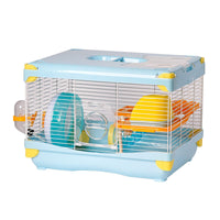 1 x Brand New Hamster Cage Hamster Cage 36 25 27cm Hamster Cages for Small Rodents with Tubes Yellow  - RRP €34.28