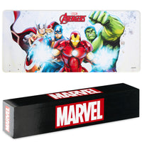 1 x RAW Customer Returns Marvel Avengers Desk Pad XXL - Gaming Desk Accessories 800x360mm as Wrist Rest - Anti-Slip Office Supplies Desk Mat White Avengers  - RRP €19.99