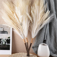 1 x RAW Customer Returns ORTAVA Pampas Grass Large, 55 cm Pampas Grass Artificial Flower Bouquet, Pampas Grass Decoration, Deal for Boho Living Room Bedroom Decoration - RRP €15.12