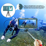 1 x RAW Customer Returns Professional Waterproof Diving Case for Snorkeling, 15m 50ft Underwater Photo and Video Protective Housing with Lanyard for iPhone 14 13 12 11 Pro Max XR XS Samsung S23 S22 S21 etc. Teal Blue - RRP €40.22