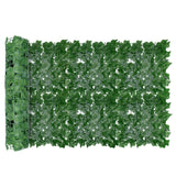 1 x RAW Customer Returns AGJIDSO Artificial Ivy Hedge Privacy Screen, 100 300cm 2x50 300cm Ivy Privacy Screen, Balcony Privacy Screen Ivy, Privacy Screen Balcony Leaves Privacy Screen Artificial Hedge, Grape Leaves - RRP €30.85