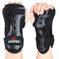 1 x RAW Customer Returns Soared wrist guards, inline skate wrist guards, skate hand guards, skateboard protectors, adults, children, men, women  - RRP €20.16