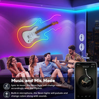 1 x RAW Customer Returns AILBTON 10m Neon Led Strip,Flexible Strips,Control with App Remote,Multiple Modes,IP65 Outdoor RGB Lights Waterproof,Music Sync Gaming Led Strip Lights for Bedroom Indoor - RRP €50.41