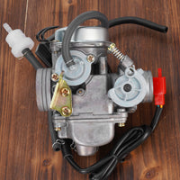 1 x RAW Customer Returns PD24J Carburettor 24mm Carburettor for 4-stroke GY6 125cc 150cc ATV Go Karts Scooters Mopeds QMJ QMI157 QMJ QMI152 - RRP €27.22