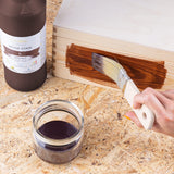 1 x RAW Customer Returns Creative Deco Water Based Wood Stain 1L Walnut Wood Paint Fast Drying Varnish Non Toxic Varnish For Wood, Wood Paneling, Concrete, Brick, Wallpaper More Highly Efficient - RRP €20.11