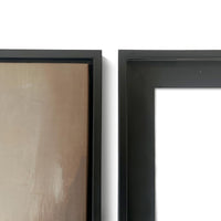 1 x RAW Customer Returns ARTNOVA wooden shadow gap frame for canvas 30 x 30 cm black I picture frame shadow bar canvas frame decorative stretcher frame paintings pictures, pre-assembled and ready to use - RRP €37.9