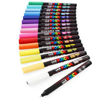 1 x RAW Customer Returns Uni POSCA - PC-1MR Art Paint Marker - Set of 16 - in plastic bag - starter set - RRP €39.55