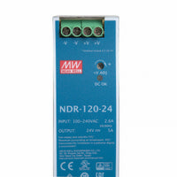 1 x RAW Customer Returns MeanWell NDR-120-24 120W 24V 5A DIN rail power supply DIN-RAIL - RRP €28.22