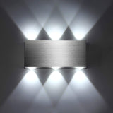 1 x RAW Customer Returns Lightess LED wall light indoor modern wall lamp up and down made of aluminum modern hallway lamp wall lighting for living room bedroom lamp, cold white - RRP €22.08