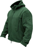 1 x RAW Customer Returns TACVASEN Men s Fleece Jacket Military Outdoor Windproof Jacket with Hood, Size XXL, Forest Green - RRP €58.46