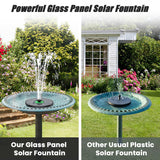 1 x RAW Customer Returns SZMP Solar Fountain for Outdoor Use 2024 Upgraded, 3.5W Solar Fountain for Outdoor Use with 8 DIY Spray Effects, Solar Pond Pump Solar Floating Fountain Pump for Garden, Bird Bath, Pond, Water Feature - RRP €18.83