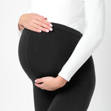 1 x RAW Customer Returns Be Mammy Women s Short Maternity Leggings 2 Pack Comfortable Cotton Pregnancy Leggings Maternity Pants Maternity Fashion for Summer BE20-228 2Pack Black Black, 3XL  - RRP €20.16