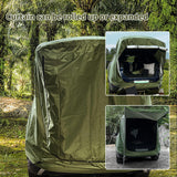 1 x RAW Customer Returns TAZZOR rear tent for car with mosquito net, windproof, sun protection and waterproof - car tent tailgate, car awning for SUV, car awning for camping and outdoor adventures khaki  - RRP €58.93