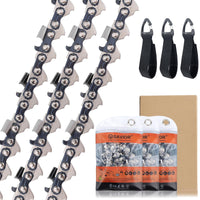 1 x RAW Customer Returns Savior 3 Pack 38cm Saw Chains 0.325 1.3mm 64 Drive Links Chainsaw Chains Compatible with Dolmar Husqvarna Echo - RRP €29.84