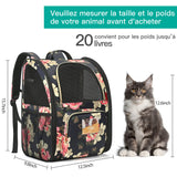 1 x Brand New UtoteBag Dog Backpack Foldable Cat Backpack Breathable Transport Box Cat Dog Cat Transport Box Pet Backpack with Two Cat Food Bowls, Two Cat Food Bags, Net Window, 8KG, Gray  - RRP €59.99