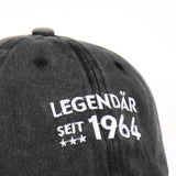 1 x RAW Customer Returns Jeasona 1964 Cap 60th Birthday Man Cap 60th Birthday Man Gift 60th Birthday Man Funny 60th Birthday Men Gift Ideas 60th Birthday Man Vintage 1964 Man - RRP €14.99