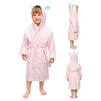 1 x RAW Customer Returns Twinzen Unicorn Bath Robe for Boys and Girls - Size 1-12 Years 86-152 cm - OEKO-TEX Certified Robe Without Chemical Products - 100 Cotton - RRP €29.5