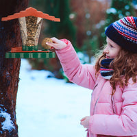 1 x RAW Customer Returns WILDLIFE FRIEND I 3 in 1 hanging bird house - bird feeder, bird feeder including suet ball holder and bird bath for wild birds - RRP €16.99