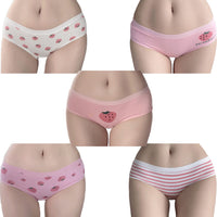 1 x RAW Customer Returns SINMIUANIME Women s Panties Breathable Cotton Briefs Cosplay Anime Print Underwear Cute 5 Pack 3139  - RRP €22.31