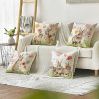 1 x Brand New Artoid Mode Set of 4 Spring Cushion Covers 45 x 45 cm Living Room Decor - RRP €22.8