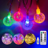 1 x RAW Customer Returns LED fairy lights colorful, 12M 100LED USB warm white fairy lights balls with remote control timer, 8 modes fairy lights for Christmas room garden balcony outside inside decoration - RRP €21.17