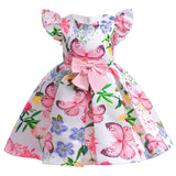 2 x Brand New SEAUR Baby Girls Toddler Princess Dress Party Dress Floral Dress Colorful Bridesmaid Flower Girl Dresses Casual Dress 2-3 Years - RRP €55.2