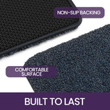 1 x RAW Customer Returns DEXI dirt trapper mat, non-slip doormat for indoor and outdoor use, washable entrance carpet, absorbent doormat - cleaning mat 90 x 150 cm, blue-black - RRP €56.46