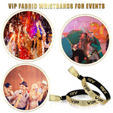 1 x RAW Customer Returns Aoriher 50 pieces VIP fabric entry wristbands VIP entry wristbands golden entry wristbands festival wristbands party wristbands for birthday wedding party event wristbands for concerts exhibition ball cinema - RRP €17.14