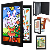 14 x Brand New Picture frame, fillable picture frame, picture frame children s drawings, children s art picture frame, art frame children, art frame front opening, hinged art photo frame for children s pictures A4, art frame - RRP €250.6