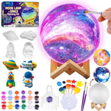 1 x RAW Customer Returns LAOESE crafts for girls 6 7 8 9 10 11 12 years, craft set children s moon lamp painting set, children s toy creative gift for boys aged 6 and over, girls gift ideas painting, Easter gifts for children - RRP €20.98