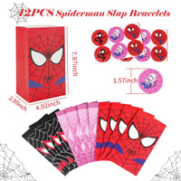 1 x RAW Customer Returns Spider party bags gifts, 122 Spider and his friends gift bags gift set with mask, stickers, etc. Superhero theme bags favors for game prizes, children s birthday party souvenirs - RRP €27.22