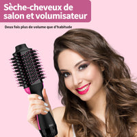 1 x RAW Customer Returns Sawop hot air brush round brush hair dryer, blow dryer brush, hair styler hair dryer brush in one, improved 4-in-1 hair dryer and styler volumizer, hot air brush, hair straightener brush - RRP €35.4