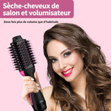 1 x RAW Customer Returns Sawop hot air brush, round brush dryer, hair dryer brush, hair styler hair dryer brush in one, improved 4-in-1 hair dryer and styler volumizer, hot air brush, hair straightener brush - RRP €34.26