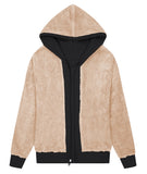 1 x RAW Customer Returns LLdress Sweat Jacket Women s Fleece Jacket with Hood Hoodie Woman Basic Hooded Jacket with Zipper Winter Jacket Hoodie Causal Plush Jacket Outdoor Jacket Fleece Sweater Black S - RRP €49.99