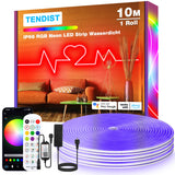 1 x RAW Customer Returns TENDIST IP68 RGB Neon LED Strip Outdoor, Waterproof WiFi Flexible Neon LED Strips Compatible with Alexa, 24V DIY Music Synchronized Silicone Neon Lights for Room, Patio RGB, IP68-10M  - RRP €69.99