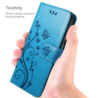 1 x RAW Customer Returns AROYI leather case compatible with Samsung Galaxy A12 M12 case and protective film, flip wallet mobile phone case PU leather case card slots protective case compatible with Samsung Galaxy A12 blue - RRP €10.07