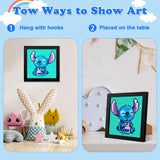 8 x Brand New NAIMOER Diamond Painting Stitch for Kids with Frame, Framed Diamond Painting for Kids 6-12, 5D Diamond Art Cartoon Kids Mosaic, DIY Diamond Painting for Home Decor 8x8inch - RRP €79.84