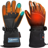 1 x RAW Customer Returns Heated gloves for men and women, 3 adjustable temperature heated gloves with 7.4 V 3000 mAh rechargeable batteries, hand warmer gloves for winter, hiking, motorcycle, skiing, cycling - RRP €45.99