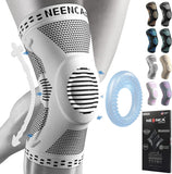 1 x RAW Customer Returns NEENCA Knee Support, Compressed Knee Brace with Patella Gel Pads Spring Side Stabilizers, Medical Knee Pads for Running, Meniscus Tear, Arthritis, Joint Pain Relief, ACL, Recovery - RRP €30.24