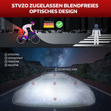 1 x RAW Customer Returns MONTOP StVZO approved bicycle light set 2022 model 100LUX super bright LED bicycle lighting USB battery bicycle lamp, bike light INCL. front lights rear lights, for children and adults - RRP €34.27