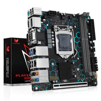 1 x RAW Customer Returns SHANGZHAOYUAN H97 Strong LGA 1150 motherboard for 4th generation Intel Core i7 i5 i3 E3 processor Mini ITX, DDR3, PCIe 3.0, NVME M.2, SATA 6Gb s, VGA DVI HDMI compatible, WiFi M .2, dual LAN  - RRP €96.79