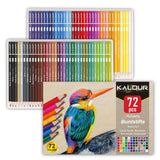 3 x RAW Customer Returns KALOUR Set of 72 Adult Coloring Book Colored Pencils with Soft Core, Ideal for Drawing, Sketching and Shading - a Gift for Adults, Beginners and Artists. - RRP €53.97