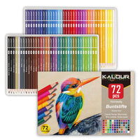 2 x RAW Customer Returns KALOUR Set of 72 Adult Coloring Book Colored Pencils with Soft Core, Ideal for Drawing, Sketching and Shading - a Gift for Adults, Beginners and Artists. - RRP €32.26