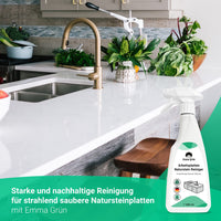 1 x RAW Customer Returns Natural marble cleaner 500ml, Emma Green marble cleaner and care, worktop cleaner Made in Germany, natural stone cleaner for kitchen worktops, declaration-free - RRP €18.1