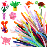 1 x RAW Customer Returns Draupnir 400 Pieces 27 Colors Chenille Wire, 30 cm x 6 mm Pipe Cleaners, Macaron Color Pipe Cure, Colorful Chenille Stems Cure Pipes for DIY Crafts Decorations for Kids - RRP €25.2