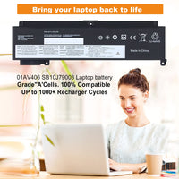 1 x RAW Customer Returns 01AV406 Laptop Battery for Lenovo ThinkPad T460S T470S Series 01AV405 01AV407 01AV408 01AV462 00HW025 00HW024 00HW038 L16M3P73 SB10J79002 SB10J79003 SB10J79004 SB10K 97605 SB10F46462 SB10F46463 SB10F46476 - RRP €41.64