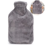 1 x RAW Customer Returns Hot water bottle 2L with kangaroo pocket, ONKING premium soft rubber hot water bottle with cover, hand warmer for men, women, children, hot water bottles with pocket - RRP €10.07