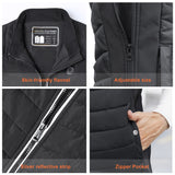 1 x RAW Customer Returns Kintiwe Heated Vest for Men and Women, Heated Vest, Heated Vest, Heat Vest with Power Bank and 3 Levels Temperature, Winter Heated Jacket for Outdoor Motorcycle Hunting Fishing Skiing - RRP €40.33