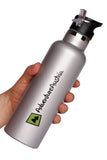 1 x RAW Customer Returns AdventureAustria thermos flask made of stainless steel with integrated straw and wide neck, keeps drinks hot and cold. Available in 550 ml, 750 ml, 1000 ml - RRP €11.94